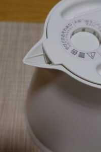 タイガー電気ケトル 注ぎ口